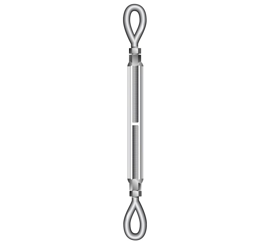 Galvanised Drop Forged Turnbuckles Eye to Eye - TBEE - Towne Lifting & Testing