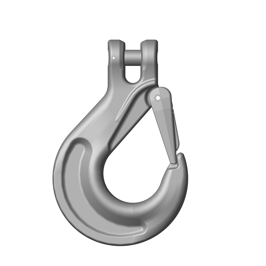 Grade 10 Clevis Sling Hook c/w Safety Catch - G10CSH - Towne Lifting & Testing