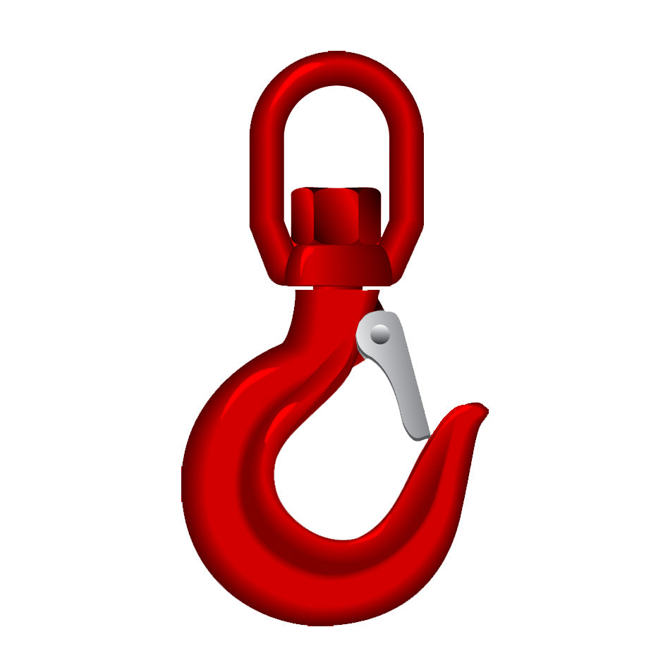 GT Alloy Steel Swivel Hooks with Safety Catch - AHS